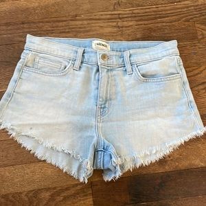 L’AGENCE denim cutoff shorts size 26